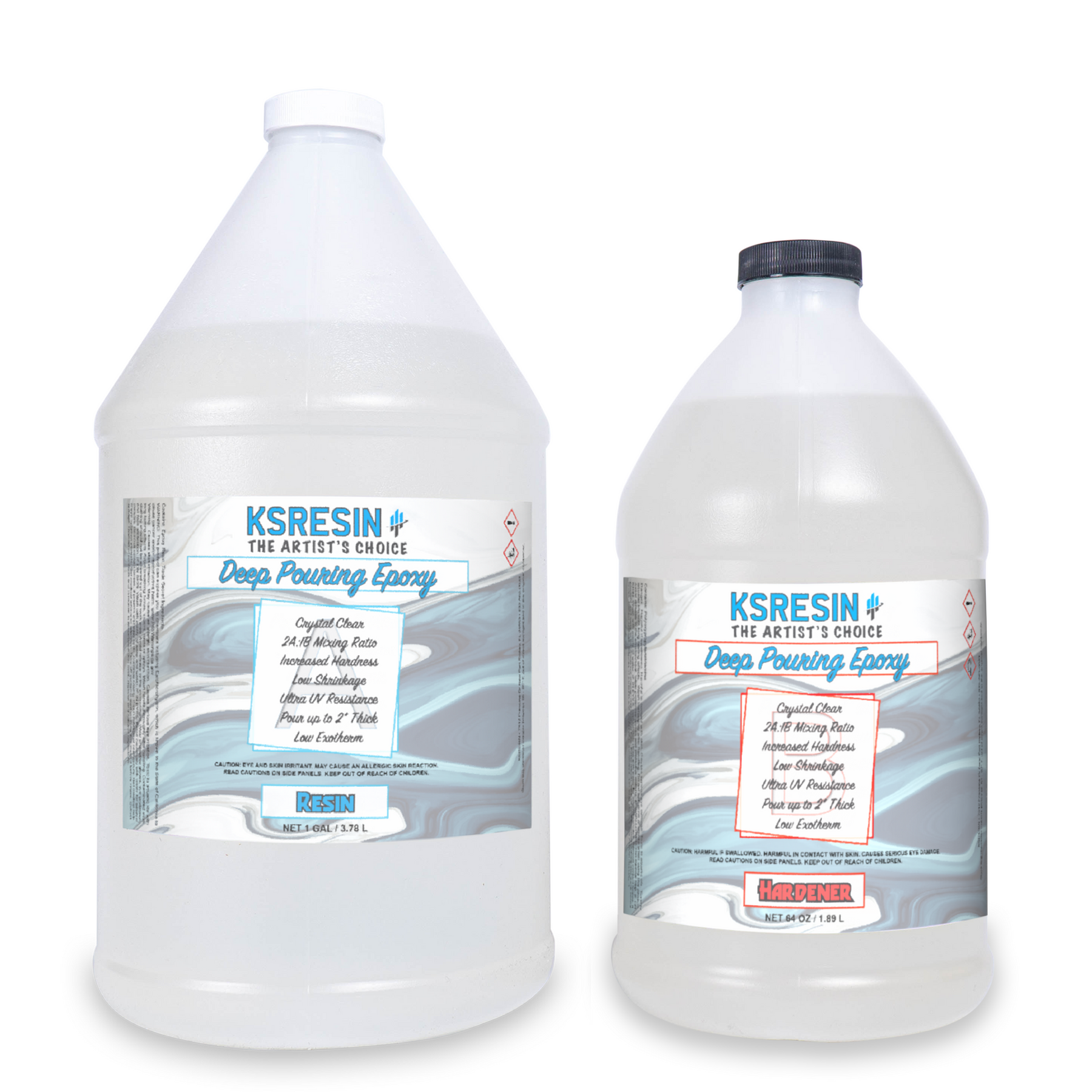  Epoxy Resin Kit 1 Gallon,Crystal Clear Casting Table