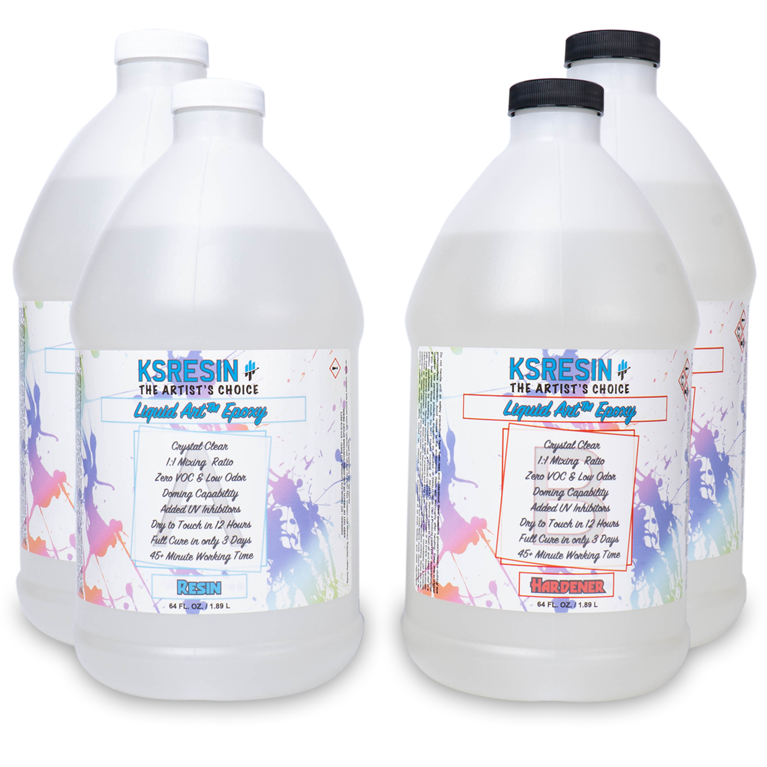 Epoxy Resin 32oz - Crystal Clear Resin Kit for Art Craft Resin